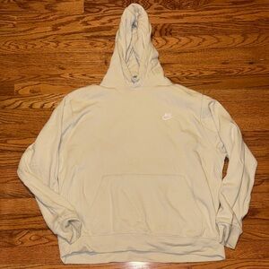 Nike cream pullover hoodie